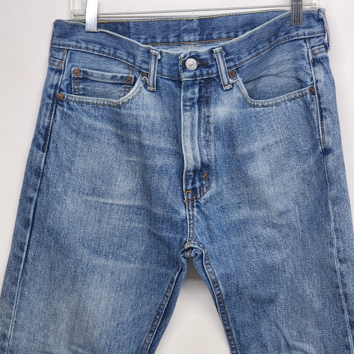 Levi’s 505 Men's Jeans Blue Denim 32x30 Regular Fit Straight Leg Classic Zip Fly