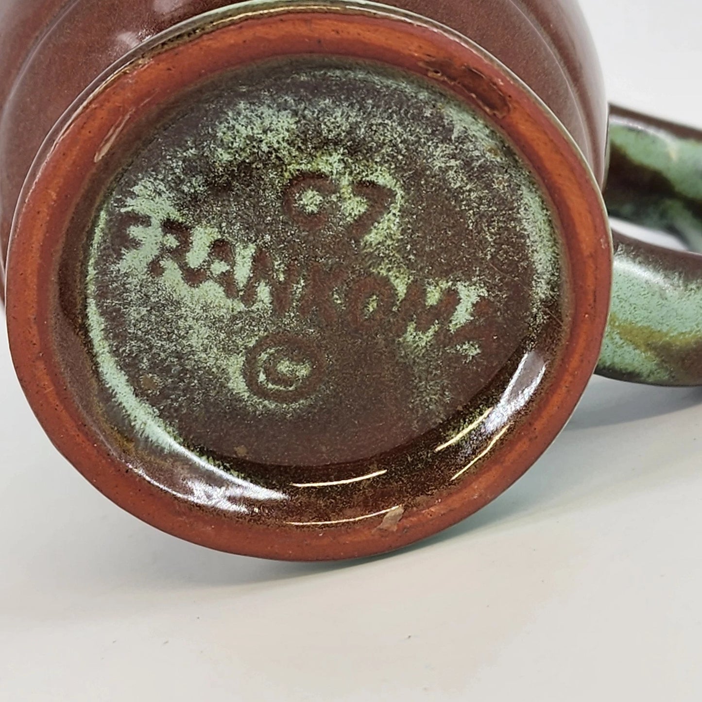 Vintage Frankoma C7 Prairie Green Ada Clay Coffee Mug
