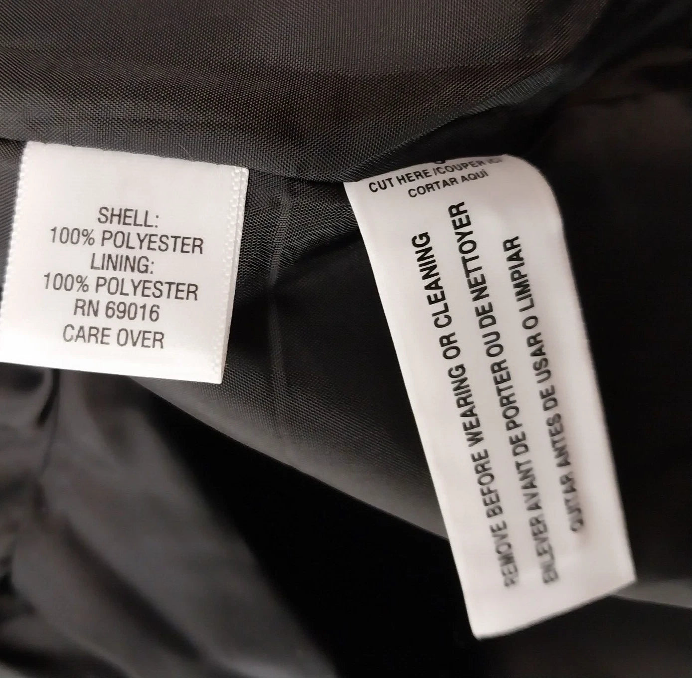 Studio Works Women’s Black Zip Jacket Size 4P Lightweight Notched Collar Petite