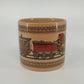 Chaps Railroad Steam Engine Train Coffee Mug Brown Ceramic Thailand Vintage