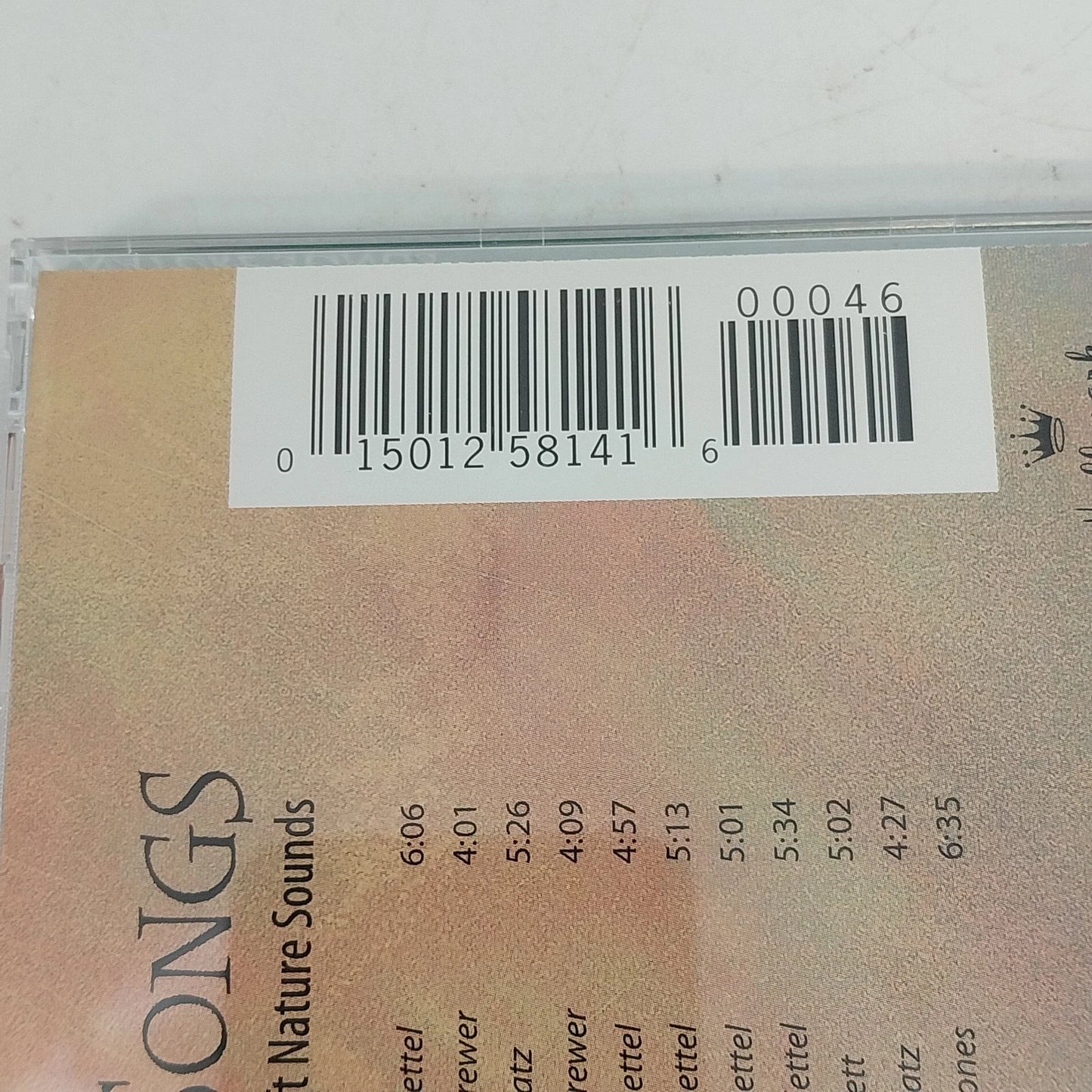 Nature Songs Beautiful Piano Music Soft Nature Sounds Hallmark Music CD 1999
