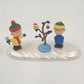 Hallmark Peanuts Charlie Brown 30th Anniversary 3 Pc Christmas Tree Figurine Set