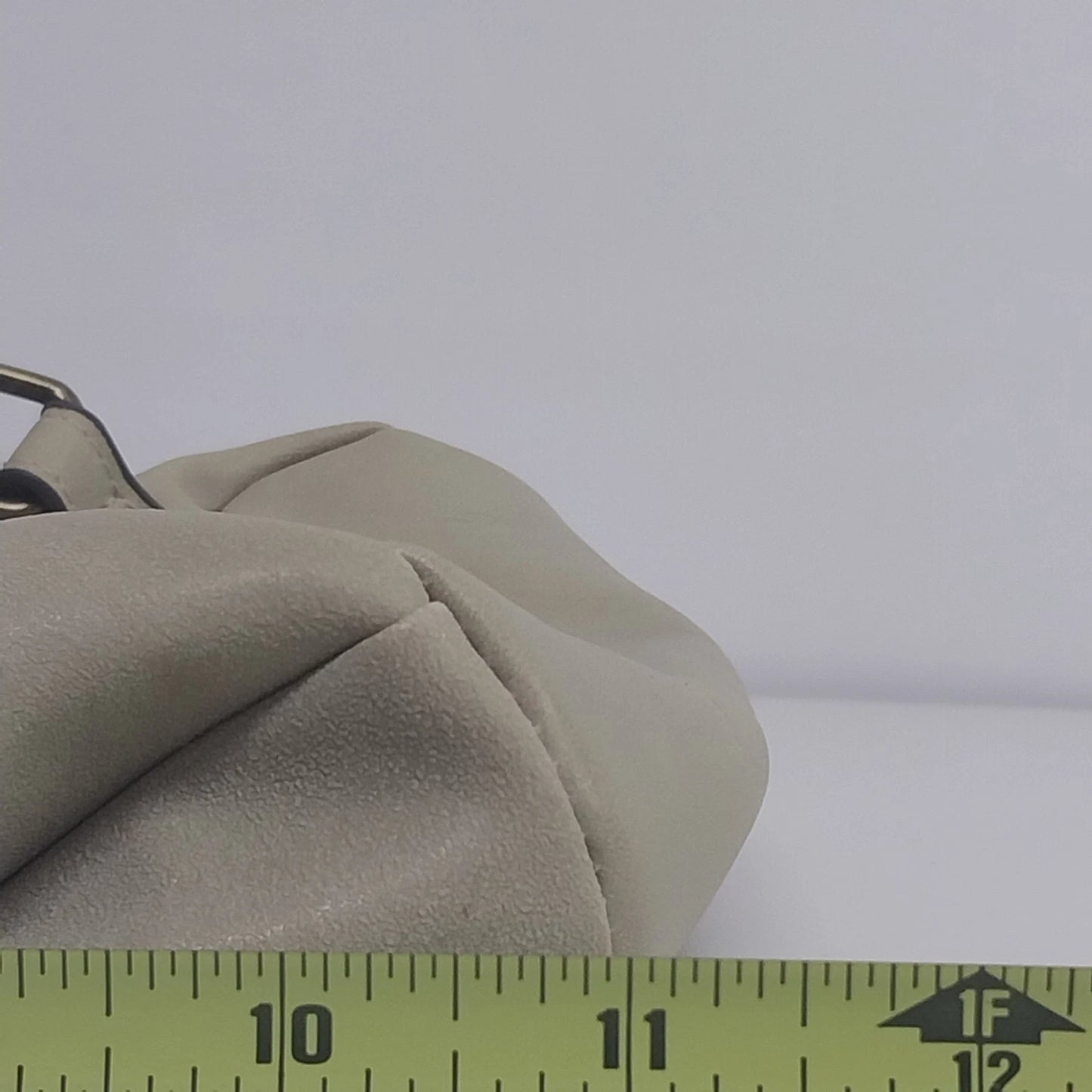Beige Backpack Purse Faux Leather Bucket Bag Tassel Drawstring Flap Women's