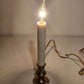 Kris Kringle Brass Candle Lights Pair Electric Window Candles Boxed Vintage