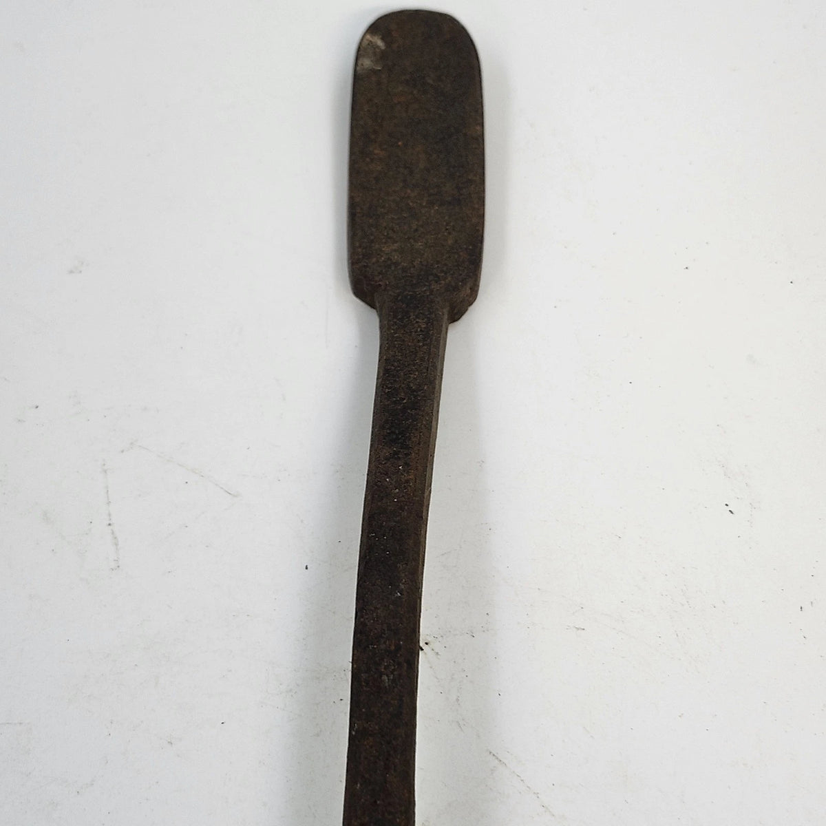 Cobbler Shoemaker Glazing Edge Iron Leatherworking Tool Wood Handle 14" Antique