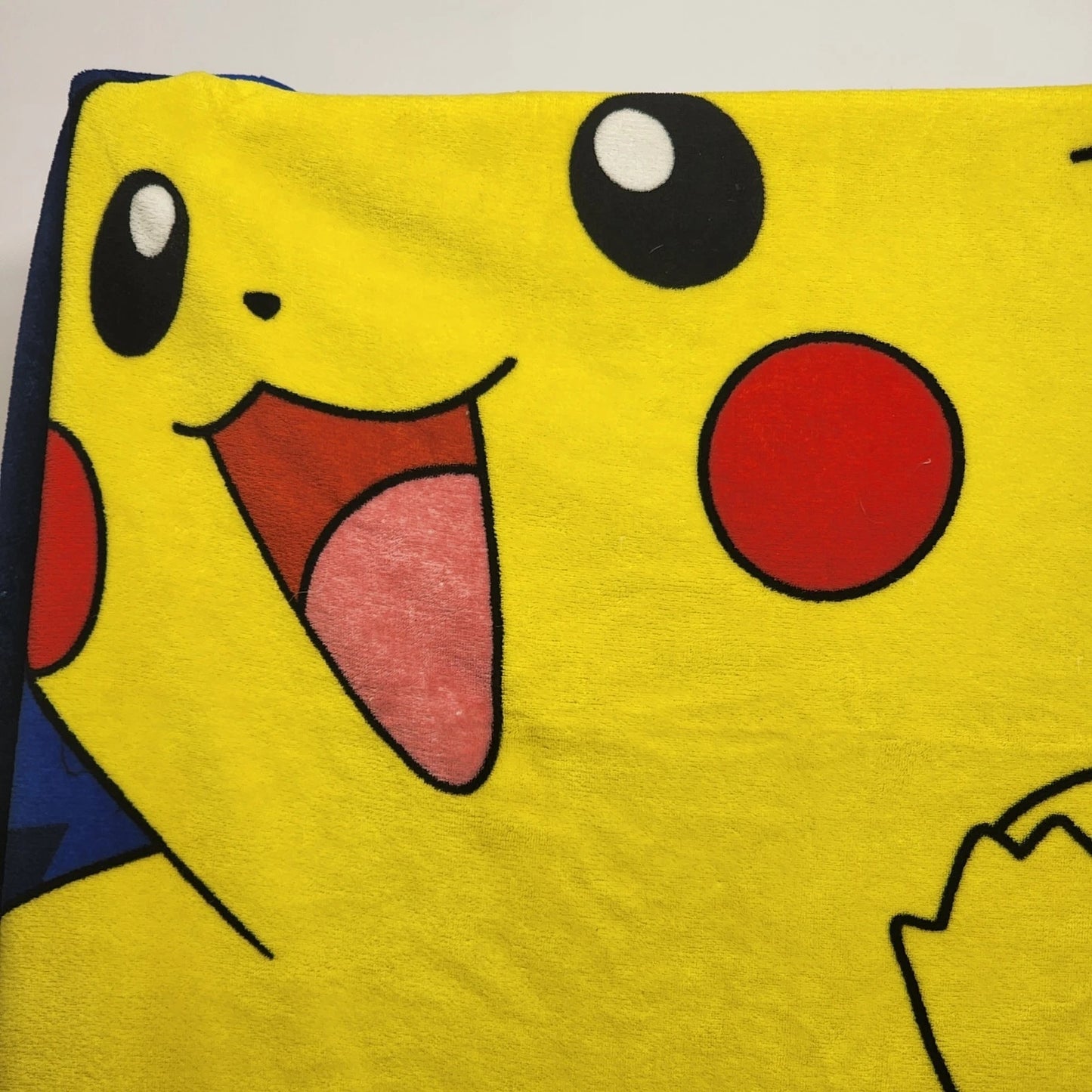 Pokemon Pikachu Fleece Throw Blanket Northwest Co Blue Geometric Large 42" x 57"