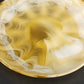 Vintage Akro Agate Caramel Slag Glass Plate Scalloped 8 Inch