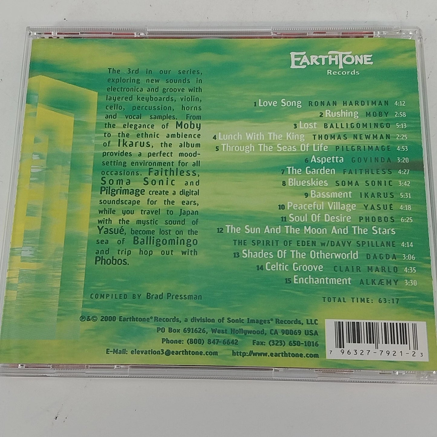 Earthtone Elevation 1-4 CD Lot Ambient New Age World Electronic Compilation