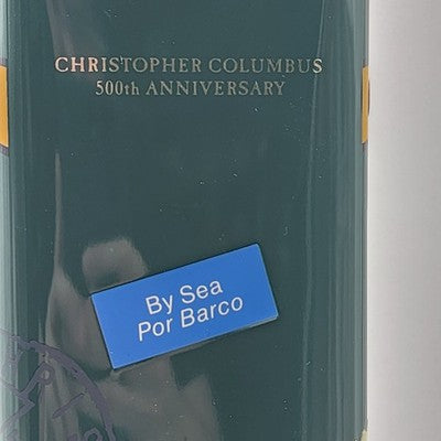 Cutty Sark Empty Whisky Tin 750ml Christopher Columbus 500th Anniversary Scots