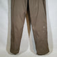 Dockers Classic Fit D3 Flat Front Pants Pebble Brown No Cuff Men's Size 32x32