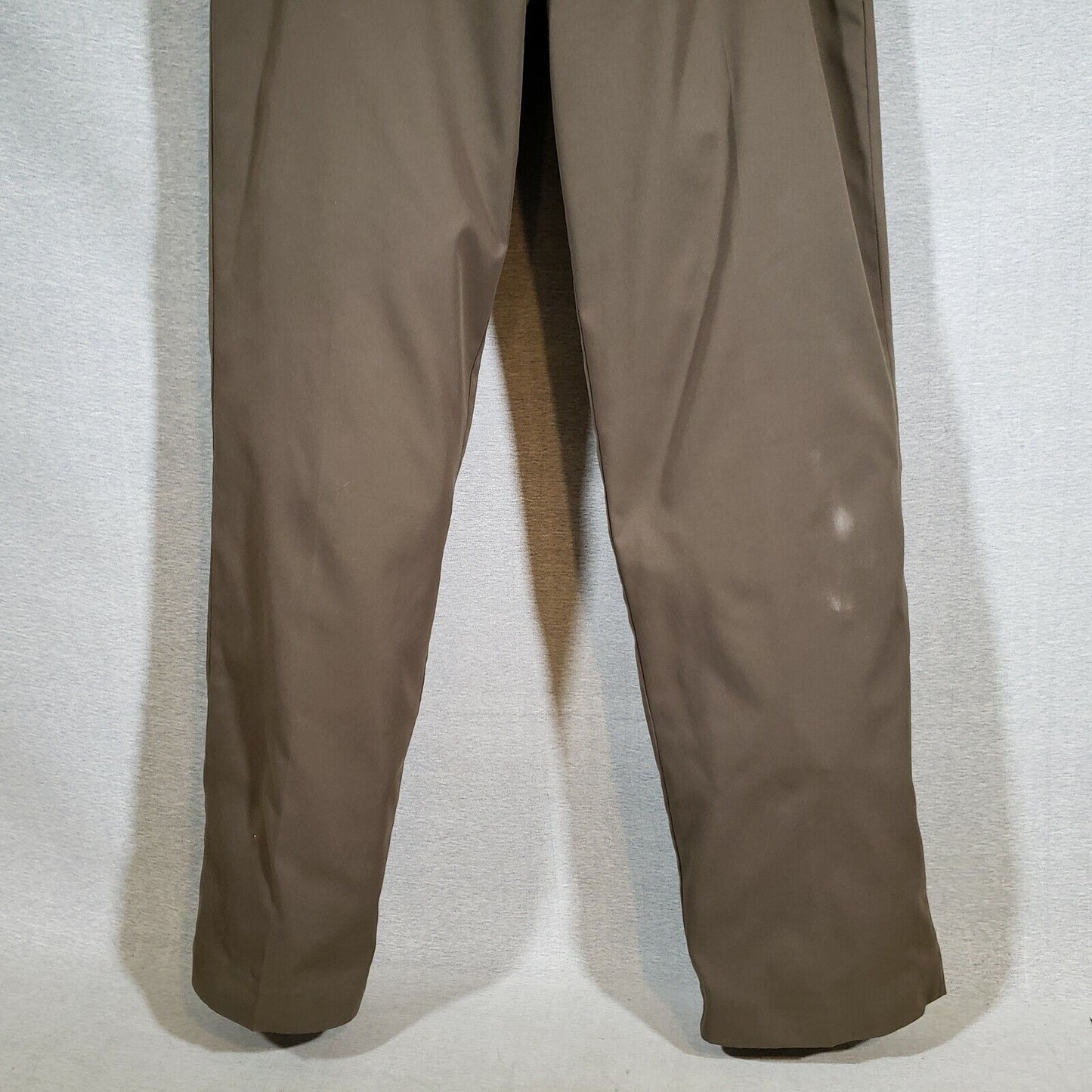 Dockers Classic Fit D3 Flat Front Pants Pebble Brown No Cuff Men's Size 32x32