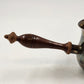 Silver Plate Brandy Warmer with Wood Handle by Curio Cabinet Co Vintage Barware
