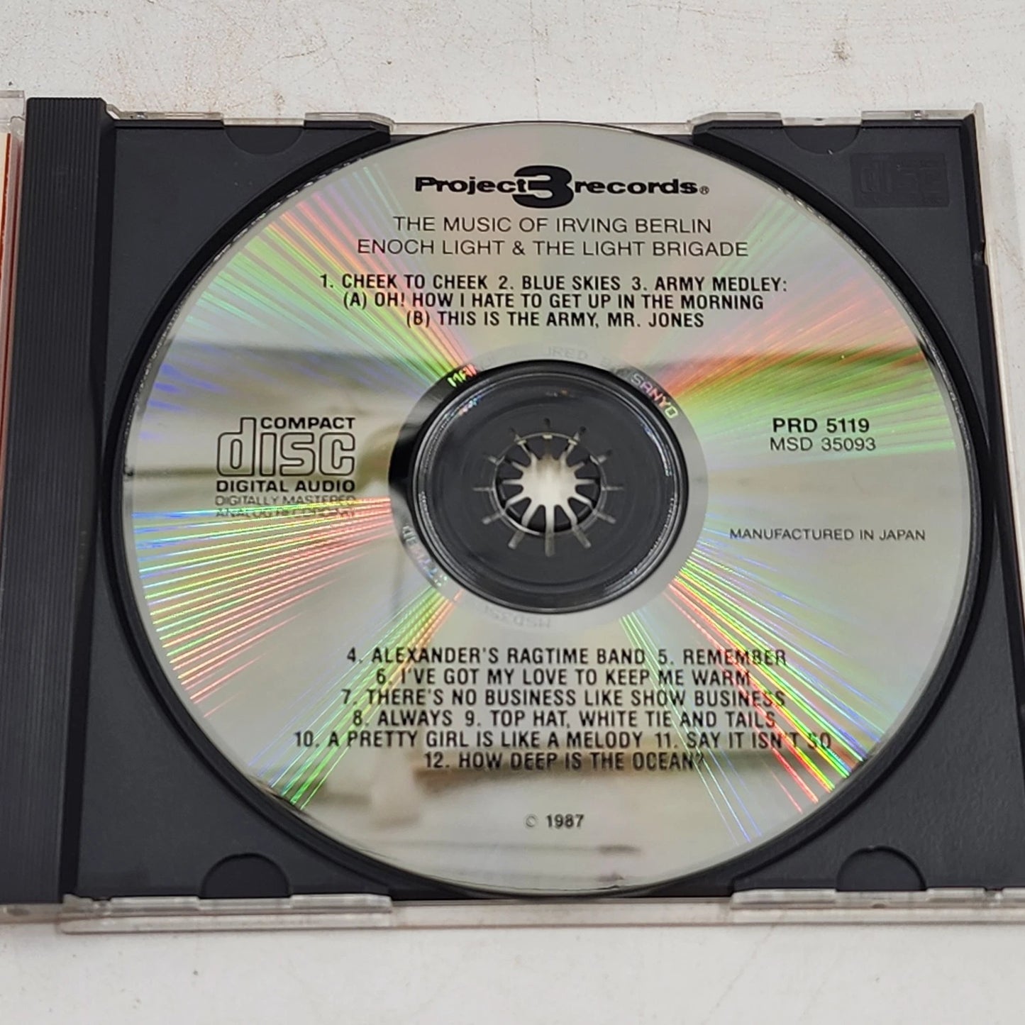 Enoch Light & Light Brigade The Music of Irving Berlin CD Japan Import 12 Songs