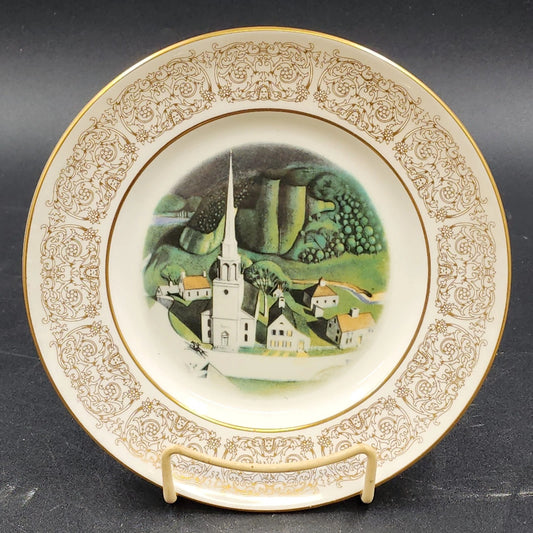 Wittnauer Collectors' Guild Plate GBG92 Midnight Ride by Paul Revere Grant Wood