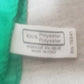 Head Scarf Polyester Green Purple Hummingbird Floral Print 31" Bandana Italy