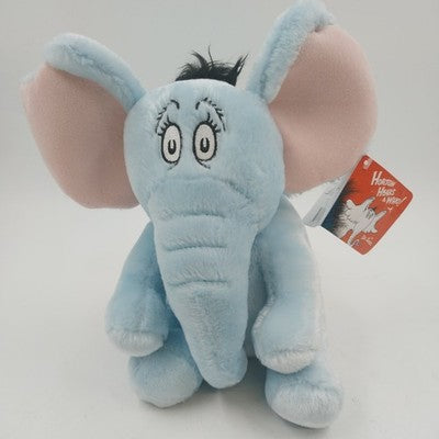 Dr Seuss Horton Hears A Who Elephant Plush 11” Kohls Cares Blue Stuffed Toy