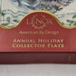 Lenox 2010 Annual Collector Christmas Plate 20th Series Numbered Holiday Skaters