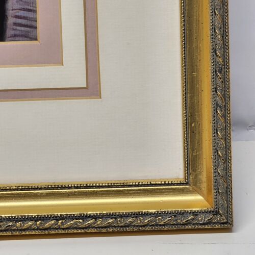 Young Girl Lithograph Vintage Print 407T by Allan R Banks Impressionism Painting