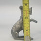 Kelly Waters Pewter Cartoon Dog 3" Seated Puppy Raised Paw Bone Animal Figurine