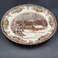 Johnson Brother Dinner Plate 9.75" School House Friendly Village Country Scene