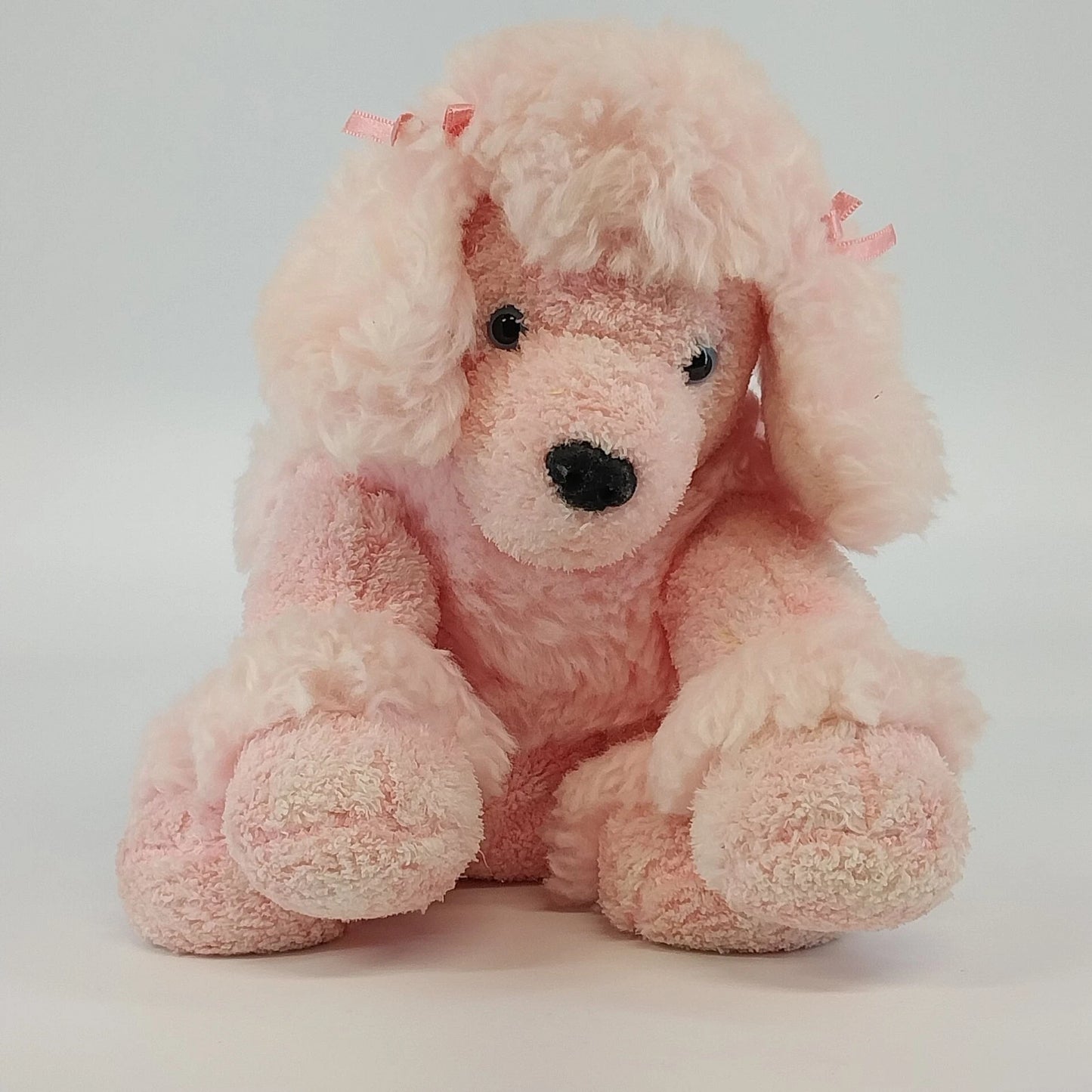 Mary Meyer Sweet Rascals Penelope Pink Poodle Plush Stuffed Dog 2003 Ribbon Bow