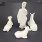 Home Accents 10 Piece Nativity Set Bisque White Ceramic 7½" Figurines with Box