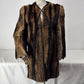 Racoon Fur Coat Small Lined Thigh Length Cape Sleeve Tie Close Hand Made No Tags