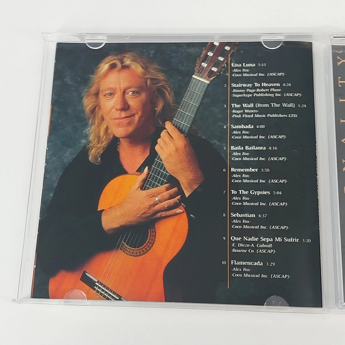 Alex Fox Personality CD 1998 Coco Records Contemporary Instrumental Latin Guitar