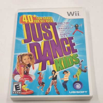 Wii 40+ Fun Songs Just Dance Kids Ubisoft Video Game Disc Nintendo 2010 Complete