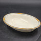 Nebraska Blue Oval Vegetable Bowl 10" England Blue Rim Flower Accent J&G Meakin