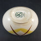 Santa Monica Sugar Bowl and Lid by Edwin M Knowles Pattern 52-1 Brown and Yellow