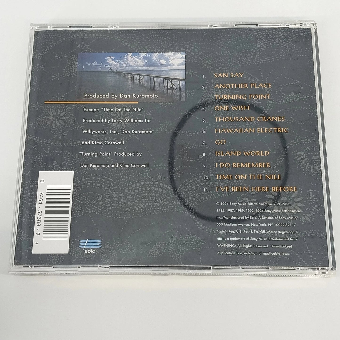 Hiroshima 4 CD Best Of Another Place East Between Black & White Jazz Epic 1980s