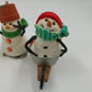 Hallmark Keepsake 2000 Christmas Ornaments Snowmen Of Mitford Race Down Main Vtg