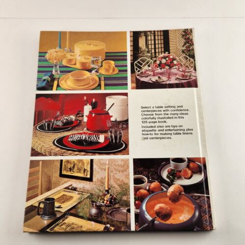 Creative Table Settings by Better Home and Gardens Hardcover Vintage 1973