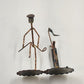 Golfer Breaking Club Rock Creek Metal Craft Art Sculpture 4.5" Vintage