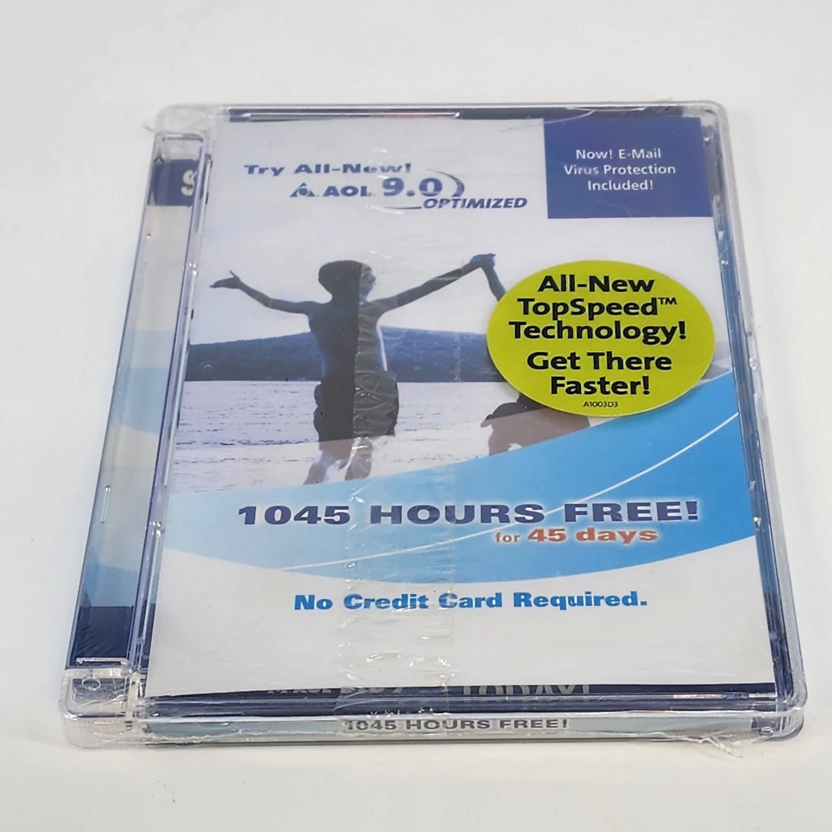 AOL 9.0 Optimized factory sealed CD ROM in hard case