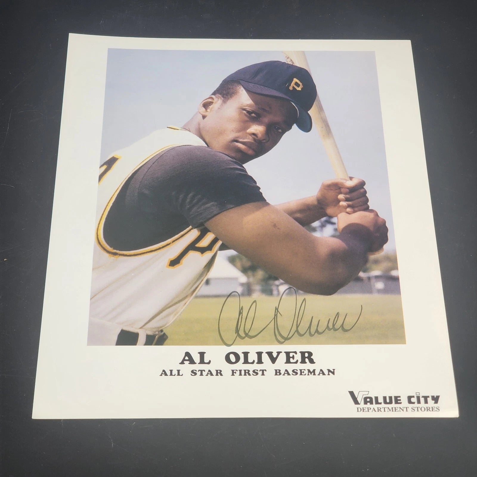 al oliver signed 8x10 photo pirates