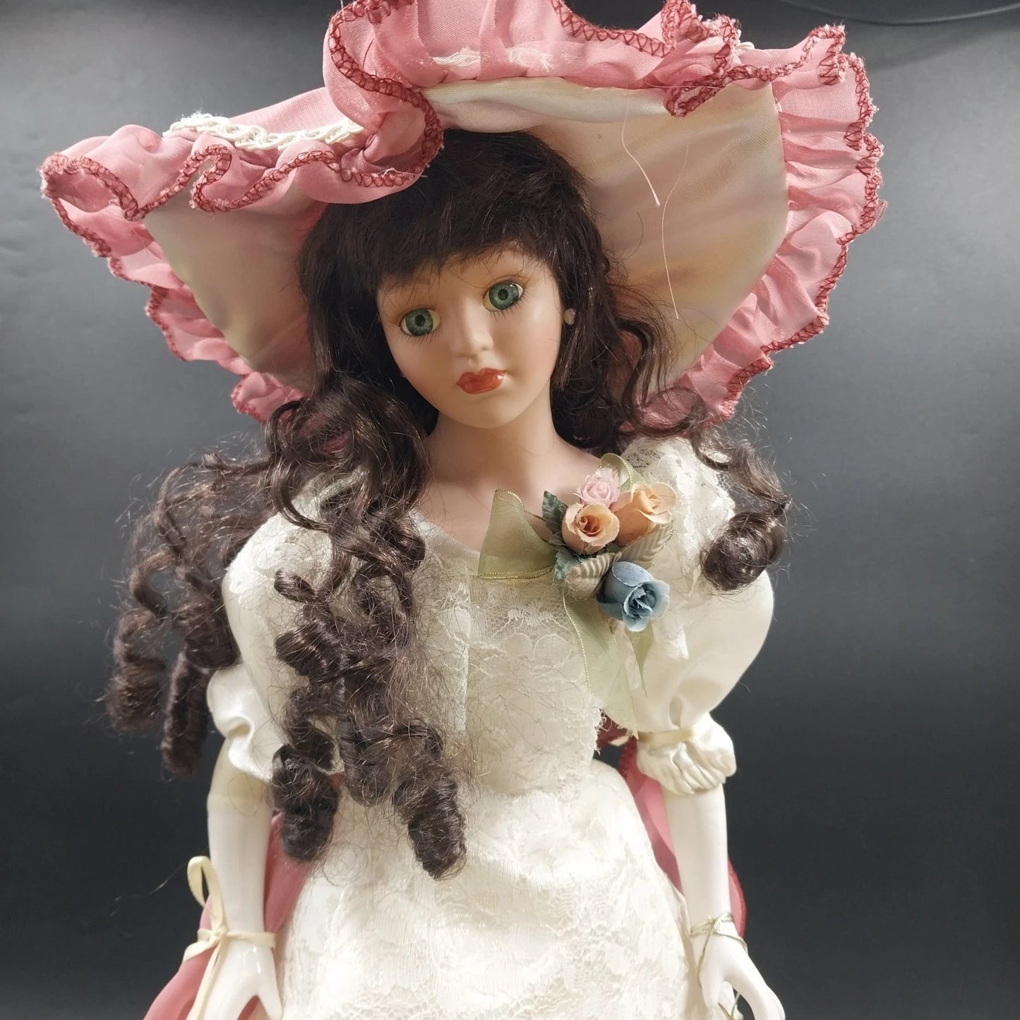 Alicia McGinley 22 inch porcelain collector doll by Irma Gheduzzi