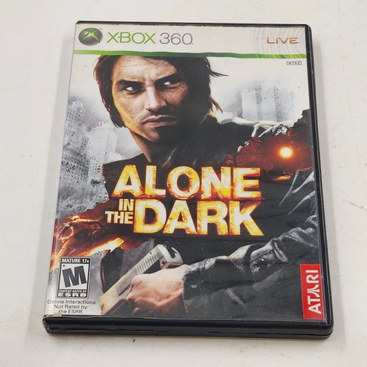 Alone in the Dark Xbox 360 2008 game case and disc