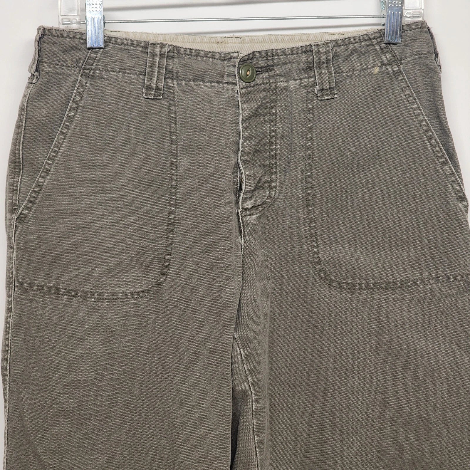 American Eagle olive green straight leg women jeans