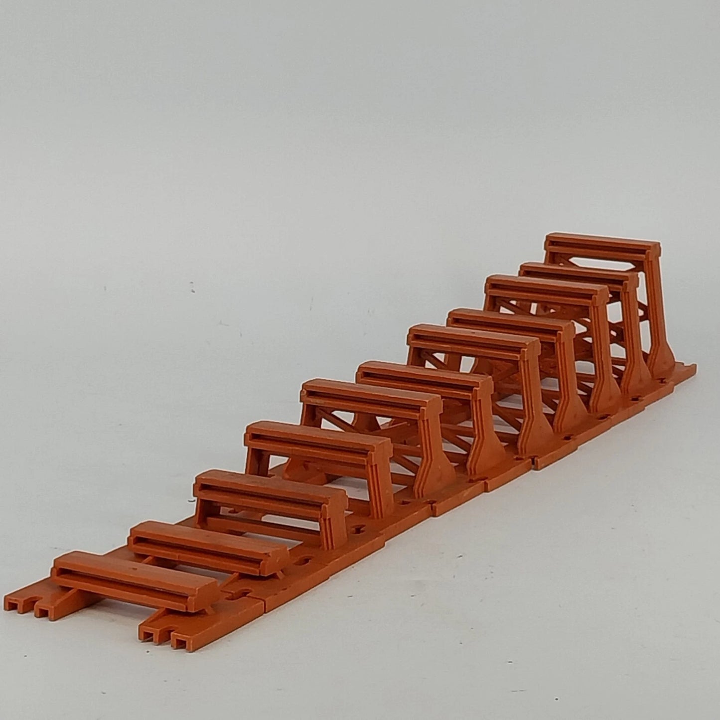 American Flyer S gauge orange trestles lot