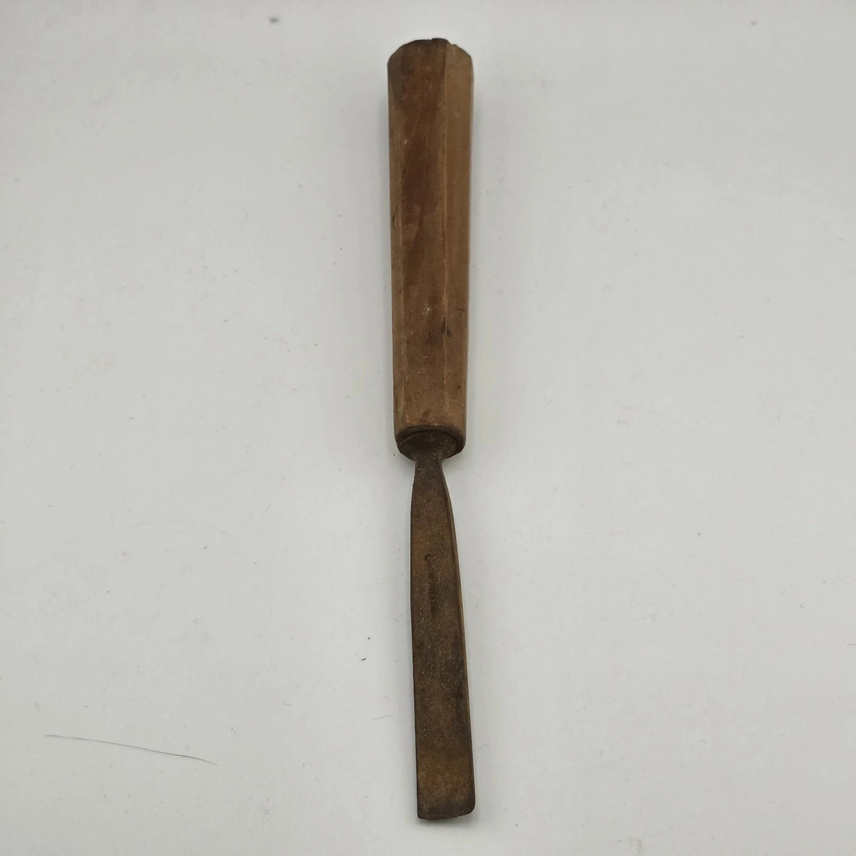 Antique Herring Bros London 1/2-inch wood carving gouge with octagonal handle