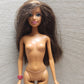 Barbie articulated brunette poseable jointed doll