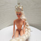 Barbie Rapunzel doll long blonde hair crown