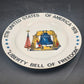 Bicentennial ceramic collector plate with Liberty Bell design