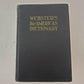 1967 Webster’s dictionary thumb indexed black cover