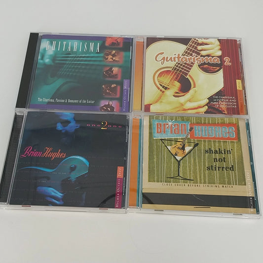 Brian Hughes and Guitarisma 4 CD smooth jazz guitar collection
