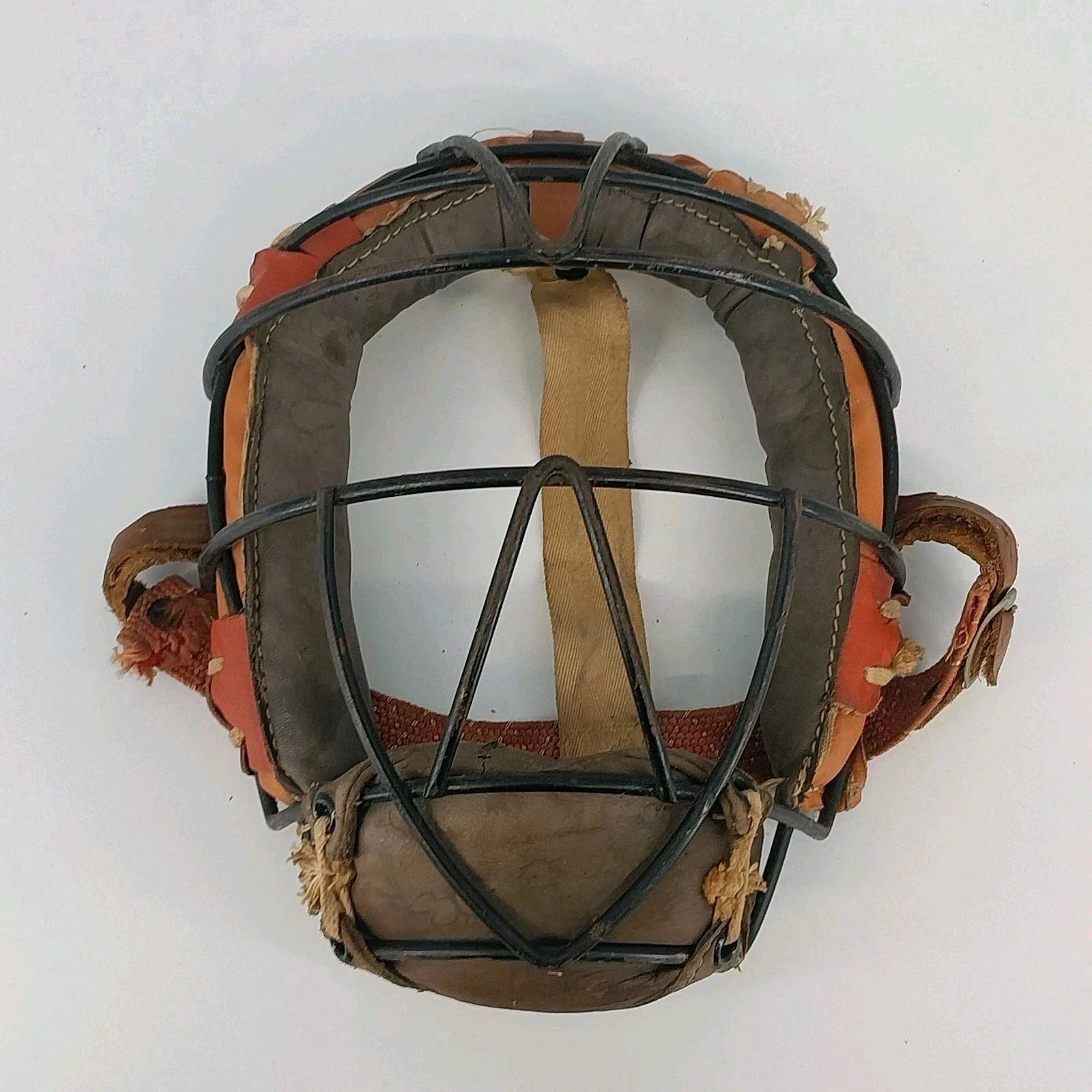 Vintage Buffalo Sports Model 400 baseball catchers mask with steel cage