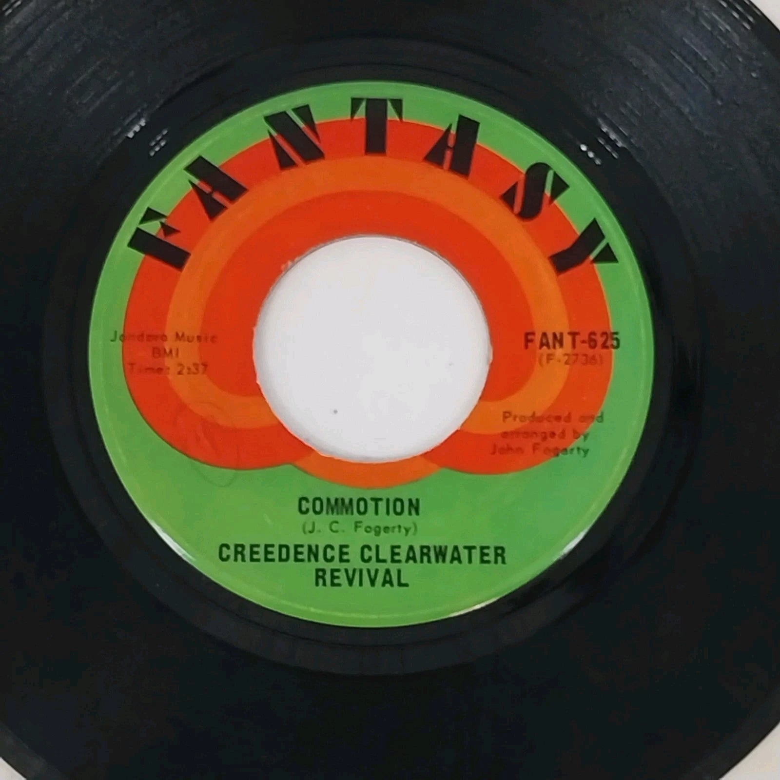 Creedence Clearwater Revival 45 RPM vinyl Commotion Green River