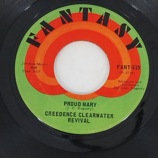 Creedence Clearwater Revival Proud Mary 45 RPM vinyl record